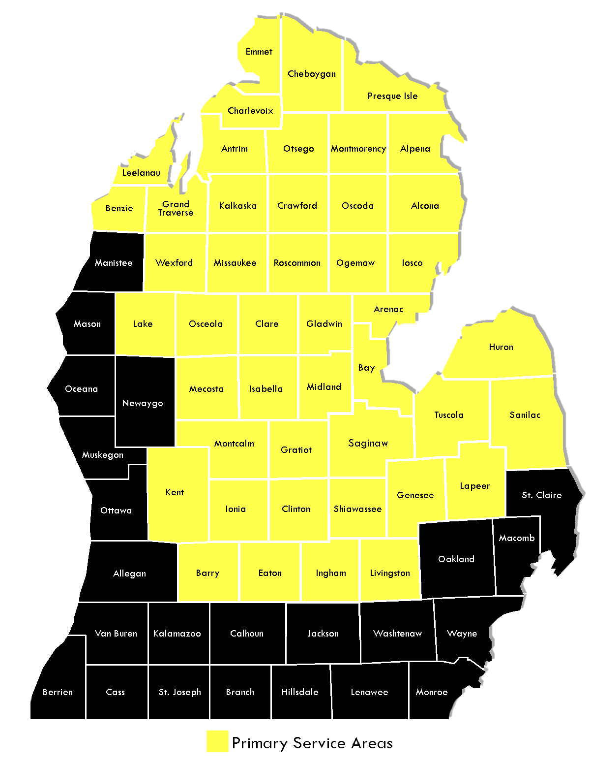 Dobson_MI_Map_Counties_w